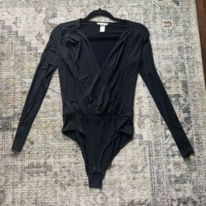 Women’s black bodysuit